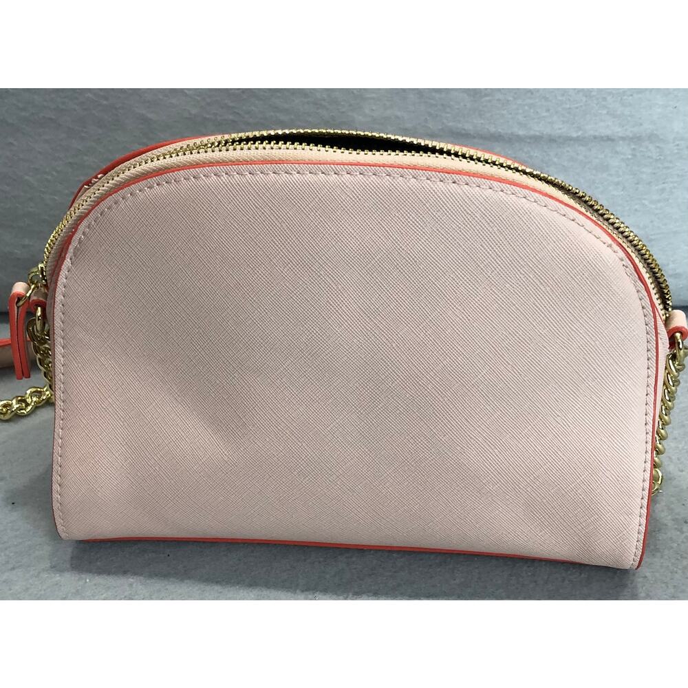 Steve Madden Light Pink Purse w/ Gold Chain Purse Strap - Picture 2 of 8